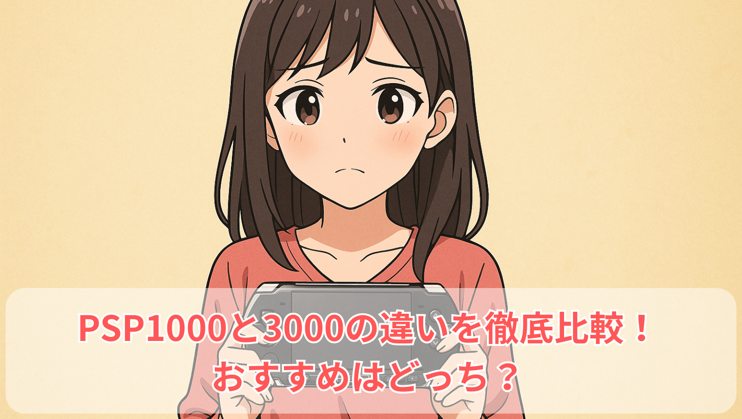 PSP1000と3000の違いを徹底比較！おすすめはどっち？