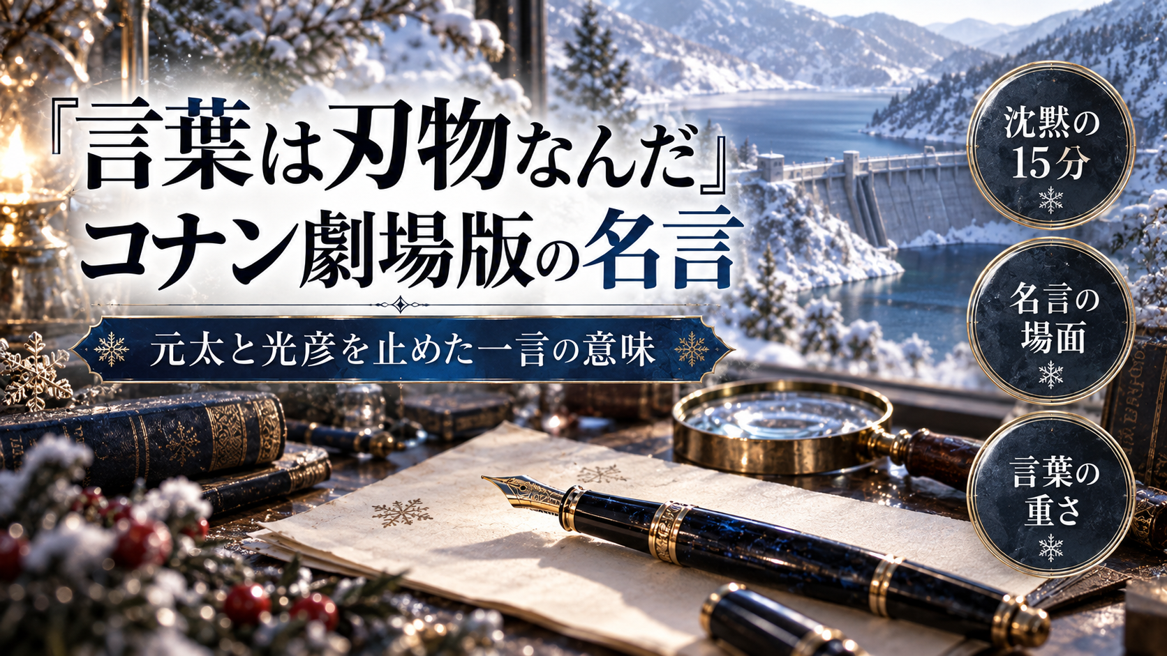 「言葉は刃物なんだ」はコナン劇場版のどこ？元太と光彦を止めた名言