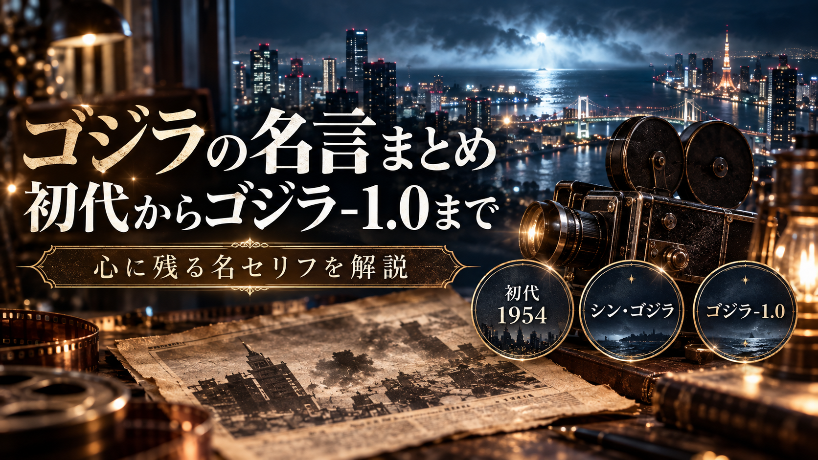 ゴジラの名言まとめ！初代からゴジラ-1.0までの名セリフを解説