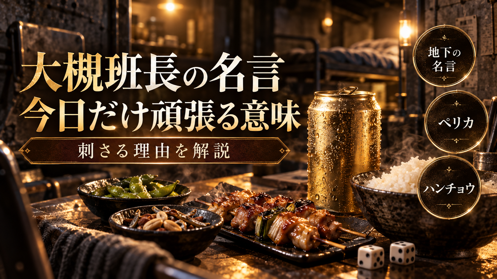 大槻班長の名言「今日だけがんばるんだっ」の意味と刺さる理由を解説