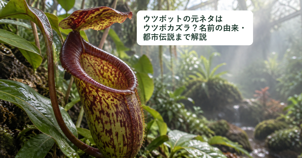 ウツボットの元ネタはウツボカズラ？名前の由来・都市伝説まで解説