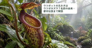 ウツボットの元ネタはウツボカズラ？名前の由来・都市伝説まで解説