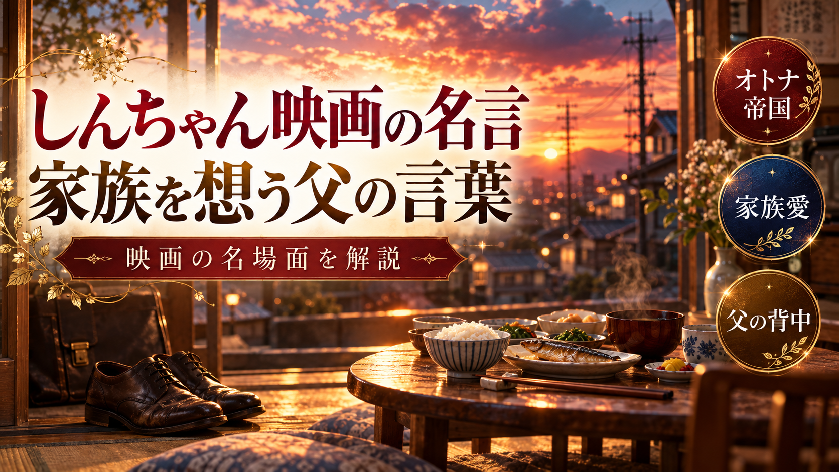 クレヨンしんちゃんの名言！映画オトナ帝国「オレの人生はつまらなくなんかない」の場面を解説