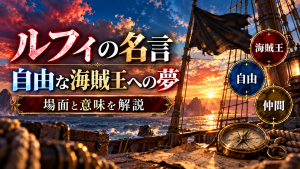 ルフィの名言「海賊王におれはなる」「一番自由な奴が海賊王だ」の場面を解説【ワンピース】
