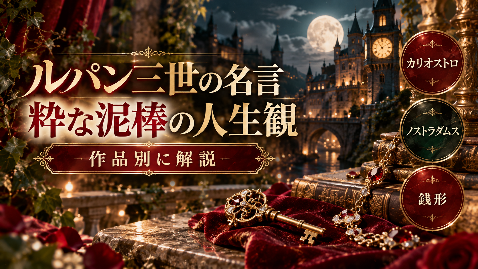 ルパン三世の名言「あなたの心です」はどの作品？名セリフを作品別に解説